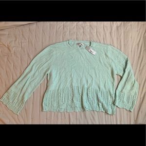 Francesca’s mint light sweater